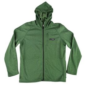 Coalatree Evolution Hoodie Mens M Green Full Zip Recycled Coffee‎ Grounds Travel
